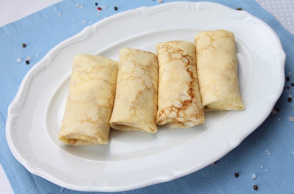 Блины с мясом замороженные 4 шт