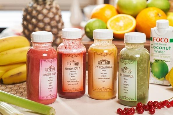 Смузи Черная смородина-клубника-малина