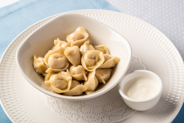 Пельмени с мясом фермерского цыпленка