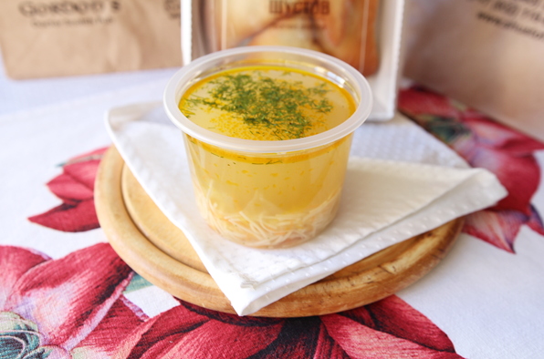 Куриный суп с лапшой домашней 1 ЛИТР