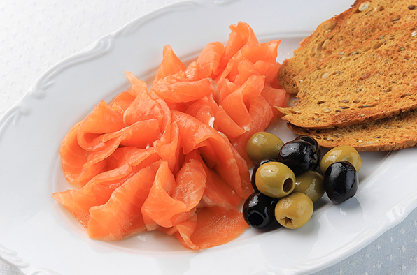 Семга с/с с гренками